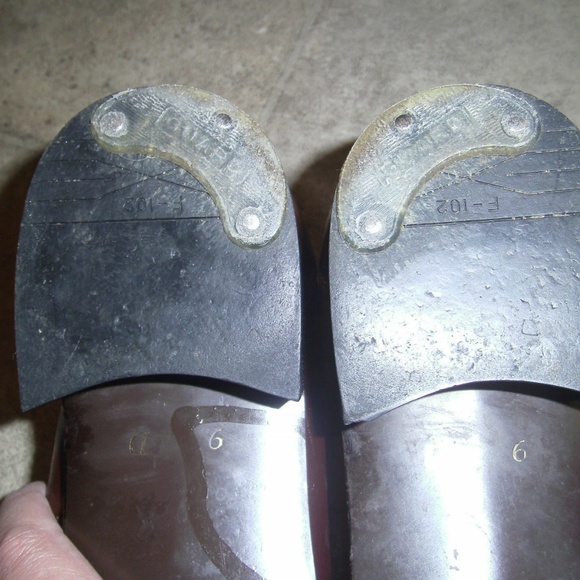 Vintage Montgomery Ward Leather & Pig Skin Mens Shoes Sz 9